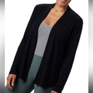 Columbia Women’s Open Front Cardigan Black Size Medium